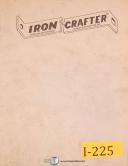 Iron Crafter-Honeoye-Iron Crafter HTS 36, Plate Shear Operations and Parts Manual-36-HTS-01